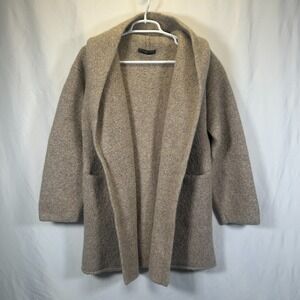 Peruvian Connection Kotzebue Blanket Coat Heavy Hooded Alpaca Cardigan Size XS/S
